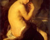 sitzende venus mit pelzmantel - 坎农·汉斯